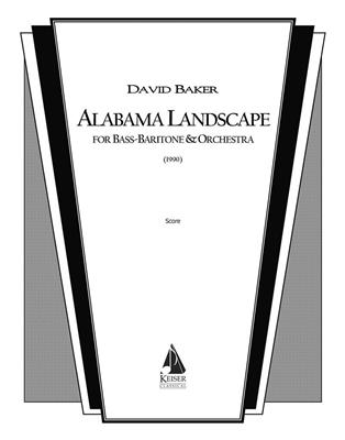 David Baker: Alabama Landscape: Gesang mit sonstiger Begleitung