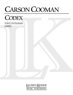 Carson Cooman: Codex: Kontrabass Solo