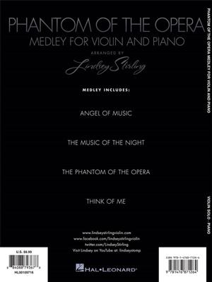Andrew Lloyd Webber: The Phantom of the Opera: (Arr. Lindsey Stirling): Violine mit Begleitung