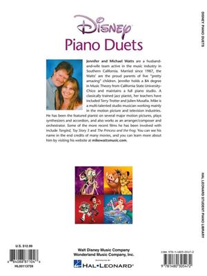 Disney Piano Duets: (Arr. Jennifer Watts): Klavier Duett