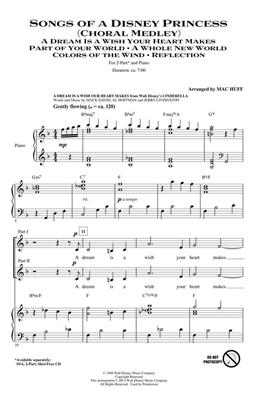 Songs of a Disney Princess: (Arr. Mac Huff): Frauenchor mit Begleitung