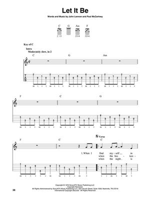 The Beatles: The Beatles Banjo Tab: Banjo