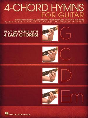 4-Chord Hymns for Guitar: Gitarre Solo
