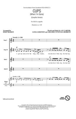 A.P. Carter: Cups (When I'm Gone): (Arr. Deke Sharon): Frauenchor A cappella