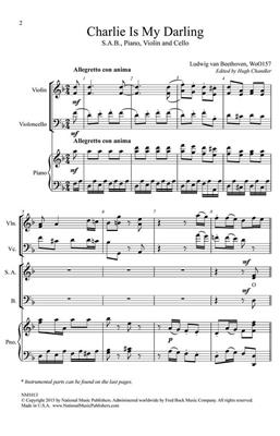 Ludwig van Beethoven: Charlie Is My Darling: Gemischter Chor mit Begleitung