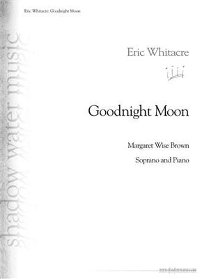 Eric Whitacre: Goodnight Moon: Gesang mit Klavier