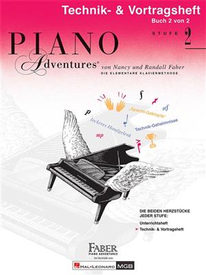 Piano Adventures: Technik- & Vortragsheft Stufe 2