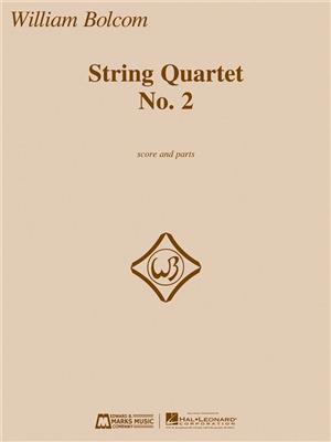 William Bolcom: String Quartet No. 2 - Score And Parts: Streichquartett