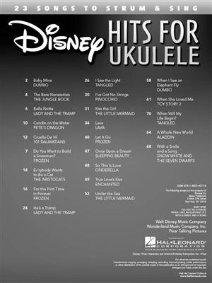 Disney Hits for Ukulele: Ukulele Solo