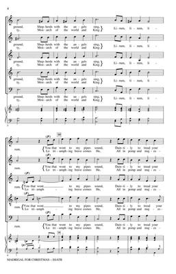 Thomas Morley: Madrigal for Christmas: (Arr. John Leavitt): Gemischter Chor A cappella