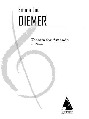 Emma Lou Diemer: Toccata for Amanda: Klavier Solo