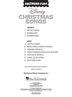Disney Christmas Songs: Blockflöte