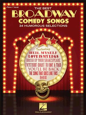 The Best Broadway Comedy Songs: Klavier, Gesang, Gitarre (Songbooks)