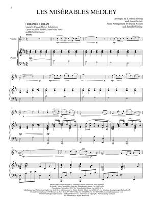 Lindsey Stirling: Les Misérables Medley for Violin and Piano: Violine mit Begleitung