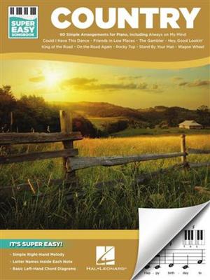Country - Super Easy Songbook: Klavier Solo