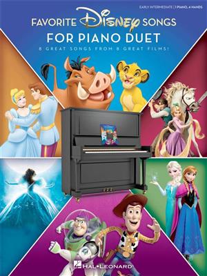 Favorite Disney Songs for Piano Duet: Klavier vierhändig
