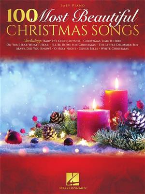 100 Most Beautiful Christmas Songs: Easy Piano