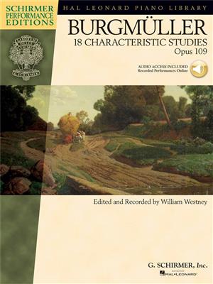 William Westney: 18 Characteristic Studies, Op. 109: Klavier mit Begleitung