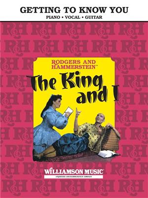 Getting to Know You From The King and I: Klavier, Gesang, Gitarre (Songbooks)