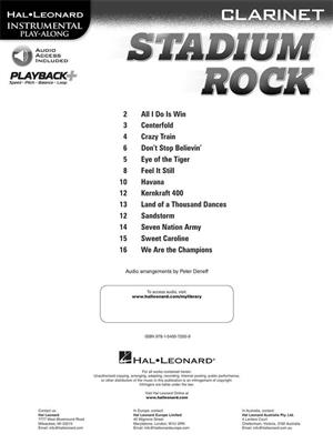 Stadium Rock for Clarinet: Klarinette Solo