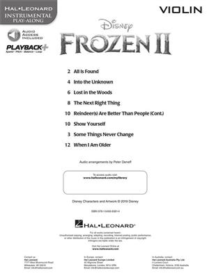Robert Lopez: Frozen II - Instrumental Play-Along Violin: Violine Solo