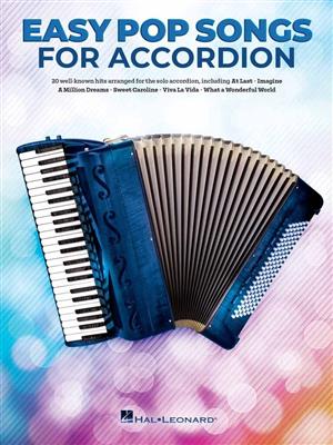 Easy Pop Songs for Accordion: Akkordeon Solo