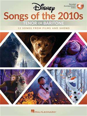 Disney Songs of the 2010s: Tenor or Baritone: Gesang mit Klavier