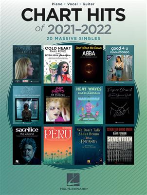 Chart Hits of 2021-2022: Klavier, Gesang, Gitarre (Songbooks)