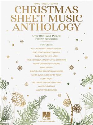 Christmas Sheet Music Anthology: Klavier, Gesang, Gitarre (Songbooks)