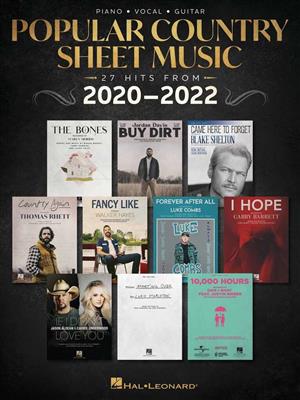 Popular Country Sheet Music: Klavier, Gesang, Gitarre (Songbooks)