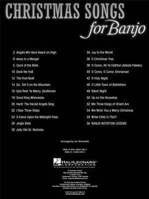 Christmas Songs For Banjo: Banjo