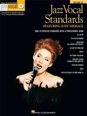 Judy Niemack: Jazz Vocal Standards: Klavier, Gesang, Gitarre (Songbooks)