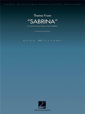 John Williams: Theme from Sabrina: Violine mit Begleitung