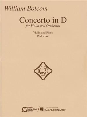 William Bolcom: Concerto in D for Violin and Orchestra: Violine Solo