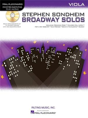 Stephen Sondheim - Broadway Solos: Viola Solo