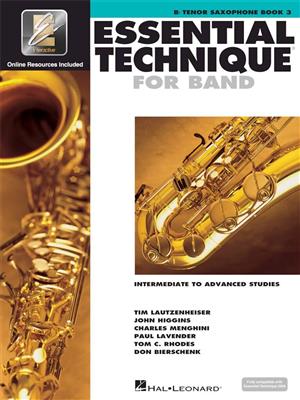 Essential Elements for Band - Book 3 - Tenor Sax: Tenorsaxophon