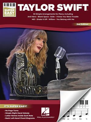 Taylor Swift: Taylor Swift - Super Easy Songbook - 2nd Edition: Gesang mit Klavier