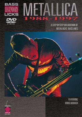 Metallica - Bass Legendary Licks 1988-1997
