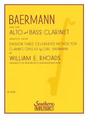 Baermann For Alto And Bass Clarinet: (Arr. William Rhoads): Klarinette Solo