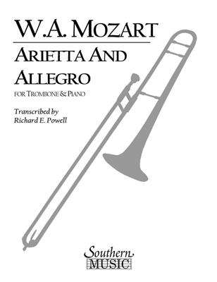 Wolfgang Amadeus Mozart: Arietta And Allegro, K109B/8 K3: (Arr. Richard Powell): Posaune mit Begleitung