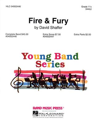Fire & Fury - David Shaffer - Full Score: Blasorchester