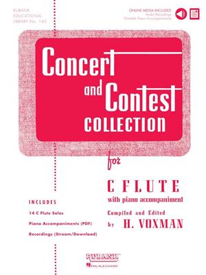 Concert And Contest Collection for Flute: (Arr. Himie Voxman): Flöte Solo