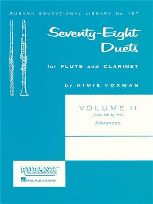 78 Duets for Flute and Clarinet Vol. 2: Gemischtes Holzbläser Duett