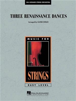 Lloyd Conley: Three Renaissance Dances: Streichorchester
