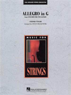 Antonio Vivaldi: Allegro In G: (Arr. Steven Frackenpohl): Streichorchester