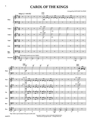 Holidays For Piano And Strings: (Arr. Leonard Slatkin): Streichorchester