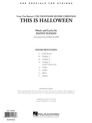 Danny Elfman: This Is Halloween: (Arr. Jim Kazik): Streichorchester