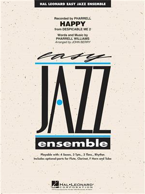 Pharrell Williams: Happy (from Despicable Me 2): (Arr. John Berry): Jazz Ensemble