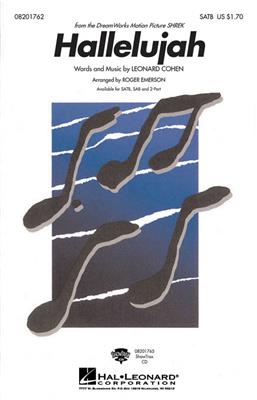 Leonard Cohen: Hallelujah: (Arr. Roger Emerson): Gemischter Chor mit Klavier/Orgel