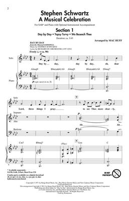 Stephen Schwartz: Stephen Schwartz - A Musical Celebration: (Arr. Mac Huff): Gemischter Chor mit Begleitung